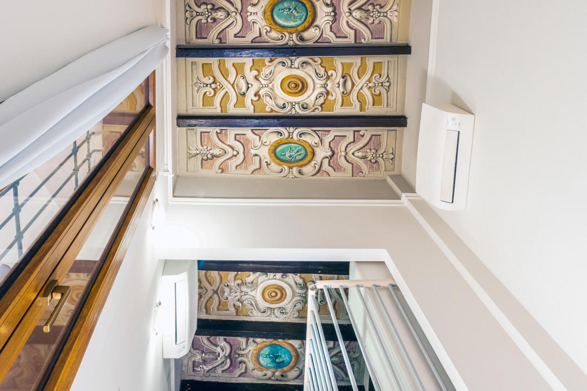 Apartamento Charming Frescoed Loft Bolonia Exterior foto