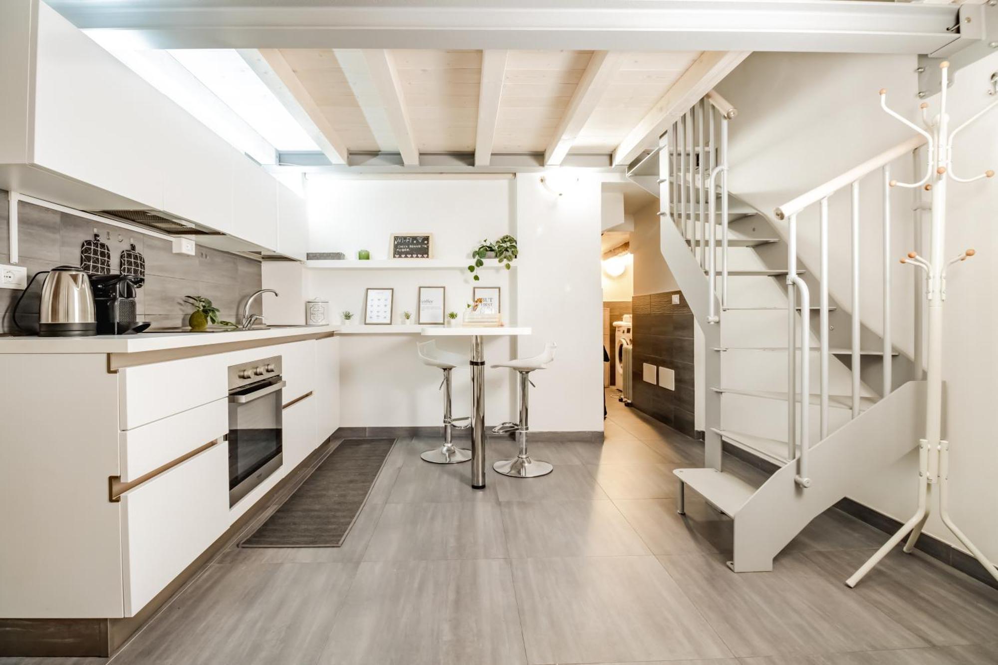 Apartamento Charming Frescoed Loft Bolonia Exterior foto